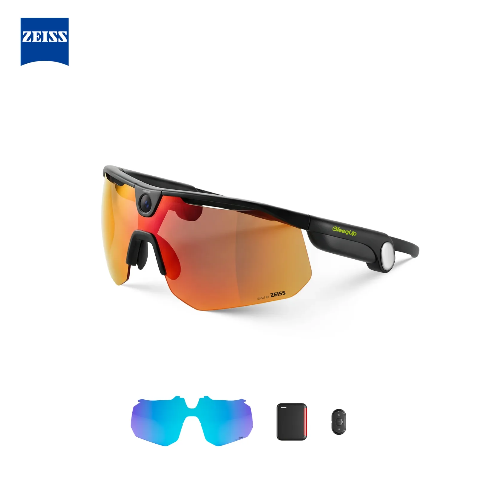 BleeqUp Ranger AI Sports Camera Glasses - Ultimate Bundle